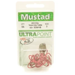 Mustad Kvd Triple Grip Treble 2X Strong 1X Strong Hooks And Terminal Tackle