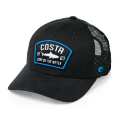 Costa Del Mar Costa Chathman Shark Twill Trucker Hat