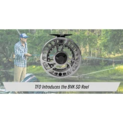 TFO Shimano Temple Fork BVK Sealed Drag Fly Reel